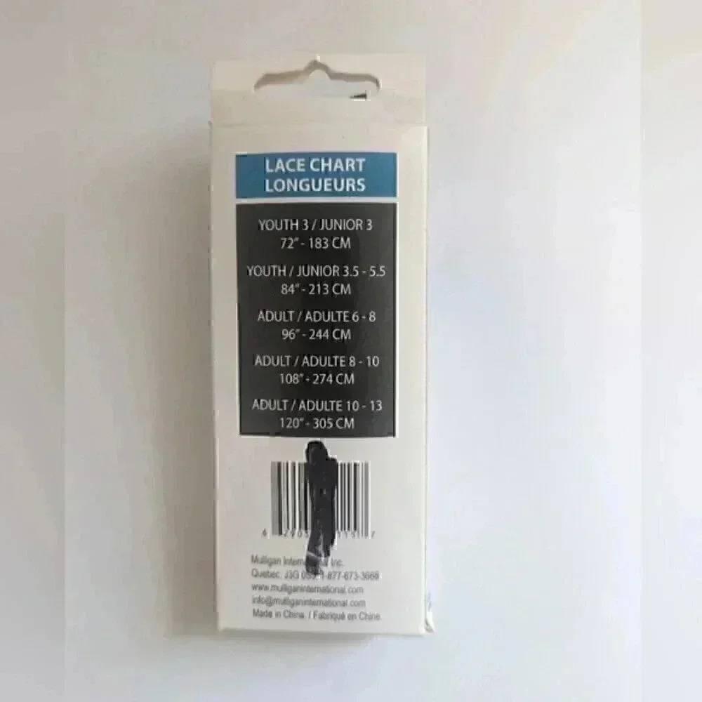 Brand New Ice Invasion 120" Black Hockey Skate Laces - Picture 2 of 4